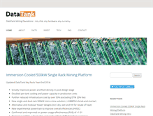 Tablet Screenshot of datatank-mining.com
